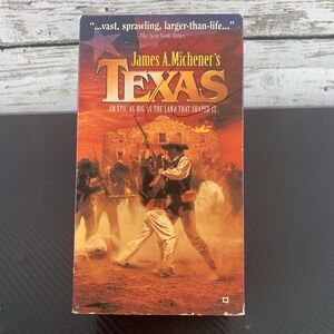 Texas - James A. Michener's‎ (VHS, 1994, 2-Tape Set) An Epic As Big As the Land